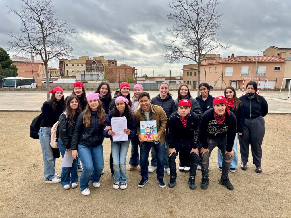 El grup de joves Agents de Salut, a l’Escola Mare de Déu de la Roca | Institut Antoni Ballester